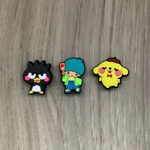 3 pc crocs charms
